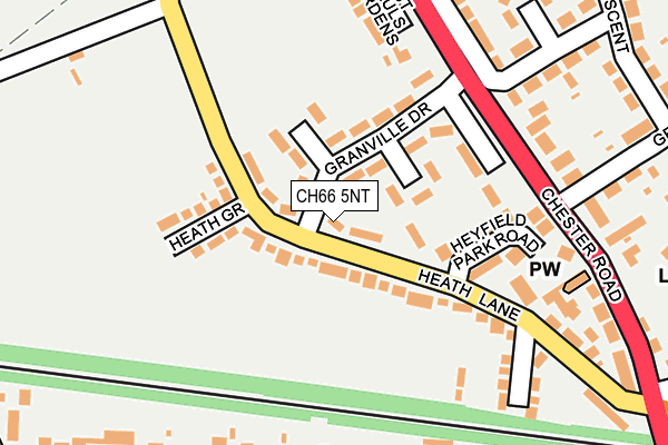 CH66 5NT map - OS OpenMap – Local (Ordnance Survey)