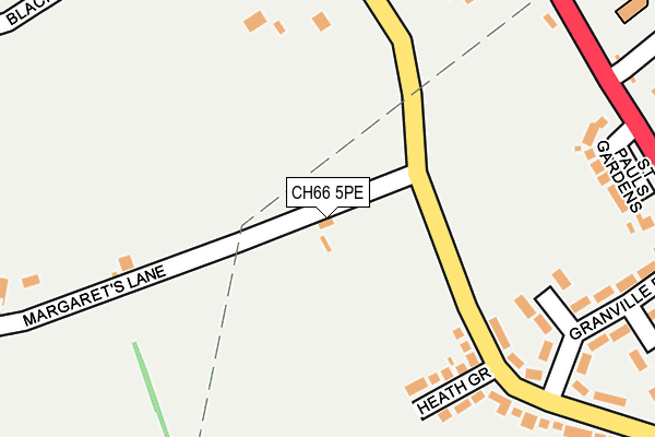 CH66 5PE map - OS OpenMap – Local (Ordnance Survey)