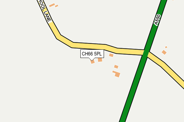 CH66 5PL map - OS OpenMap – Local (Ordnance Survey)