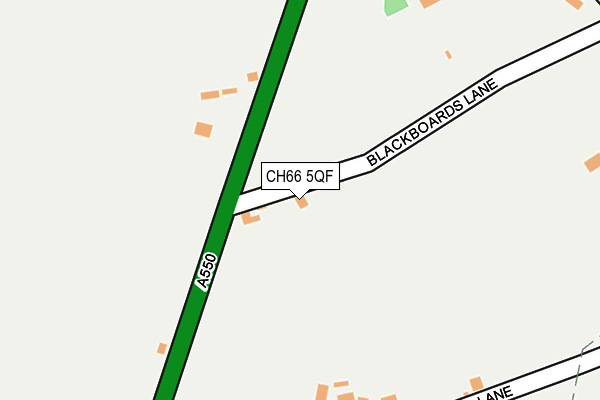 CH66 5QF map - OS OpenMap – Local (Ordnance Survey)