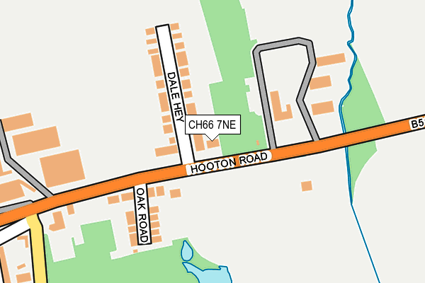 CH66 7NE map - OS OpenMap – Local (Ordnance Survey)