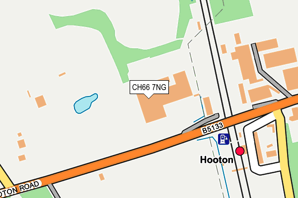 CH66 7NG map - OS OpenMap – Local (Ordnance Survey)