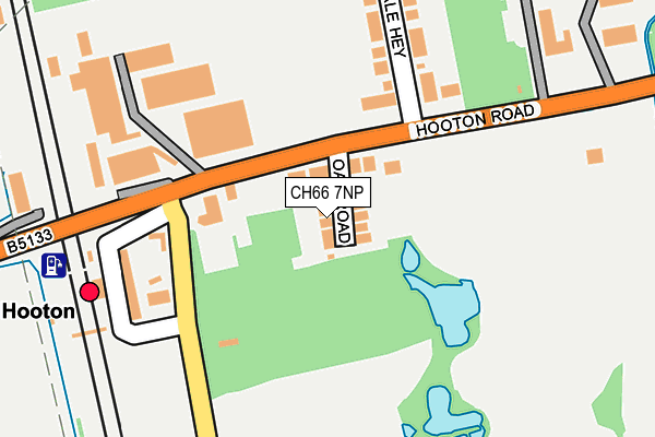 CH66 7NP map - OS OpenMap – Local (Ordnance Survey)