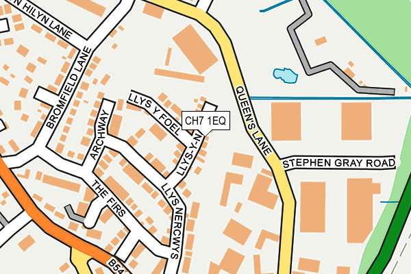 CH7 1EQ map - OS OpenMap – Local (Ordnance Survey)