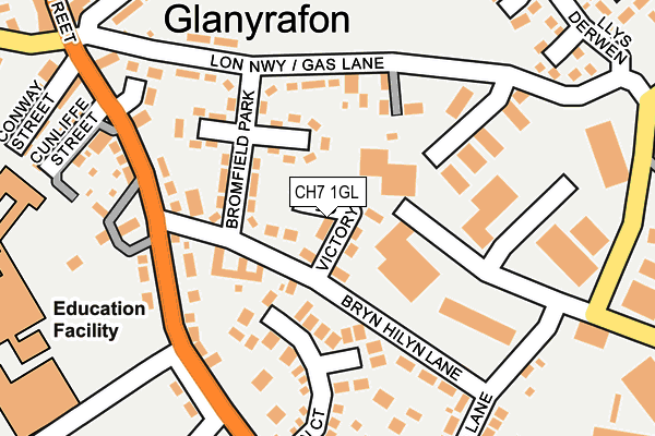 CH7 1GL map - OS OpenMap – Local (Ordnance Survey)