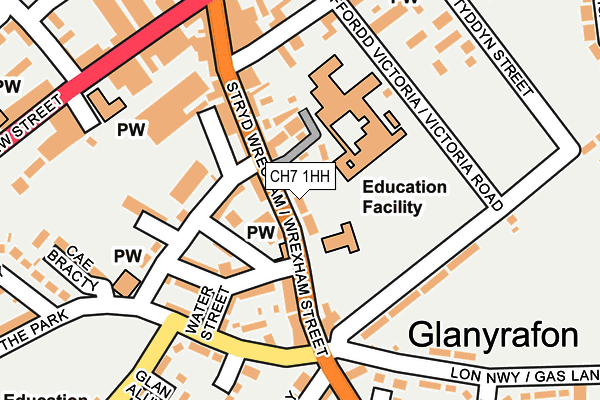 CH7 1HH map - OS OpenMap – Local (Ordnance Survey)