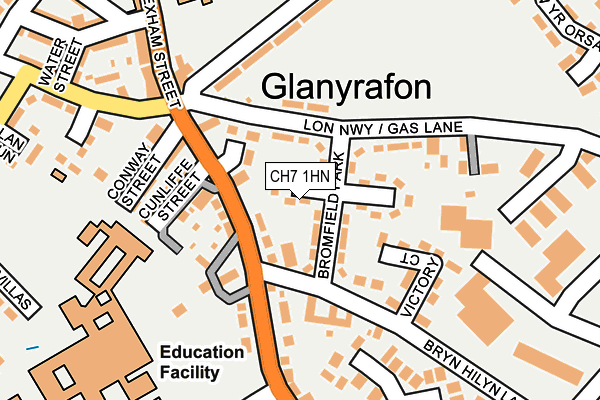 CH7 1HN map - OS OpenMap – Local (Ordnance Survey)