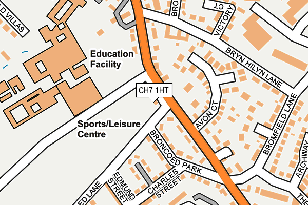 CH7 1HT map - OS OpenMap – Local (Ordnance Survey)