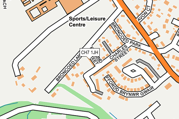 CH7 1JH map - OS OpenMap – Local (Ordnance Survey)