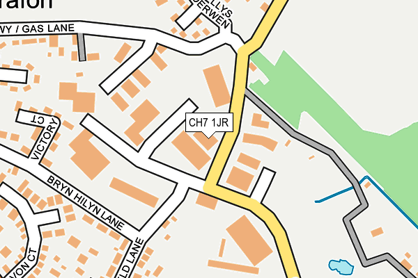 CH7 1JR map - OS OpenMap – Local (Ordnance Survey)