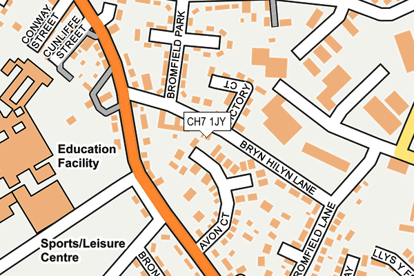 Map of LIBERTY CARE (FLINTSHIRE) LIMITED at local scale