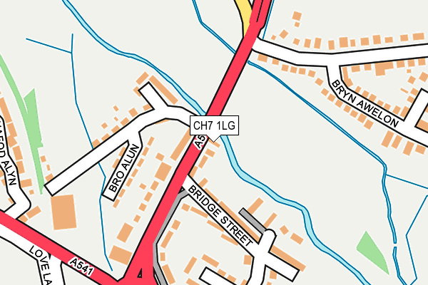 CH7 1LG map - OS OpenMap – Local (Ordnance Survey)