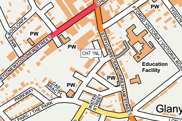 CH7 1NL map - OS OpenMap – Local (Ordnance Survey)