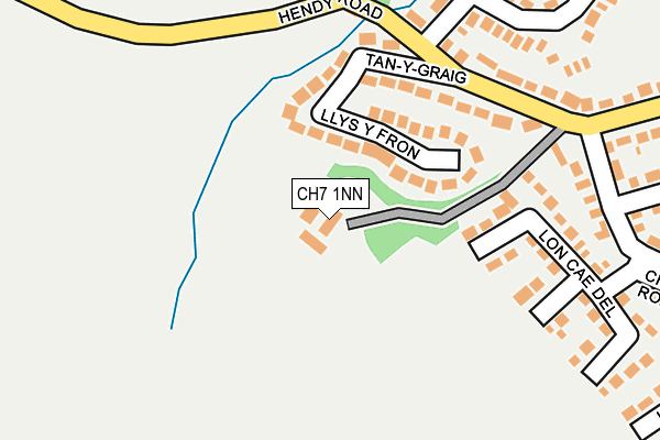 CH7 1NN map - OS OpenMap – Local (Ordnance Survey)