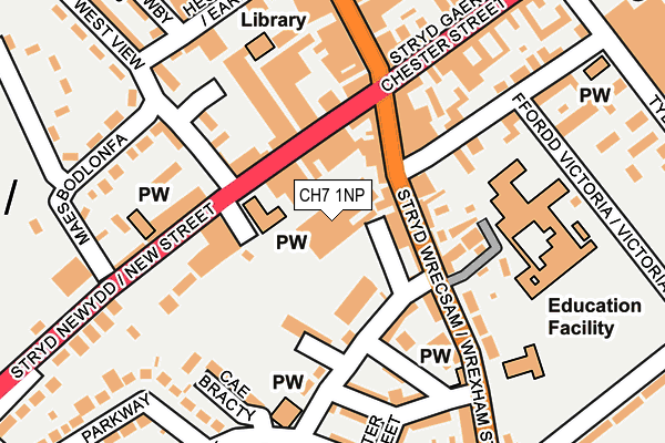 CH7 1NP map - OS OpenMap – Local (Ordnance Survey)