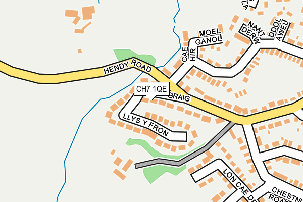 CH7 1QE map - OS OpenMap – Local (Ordnance Survey)