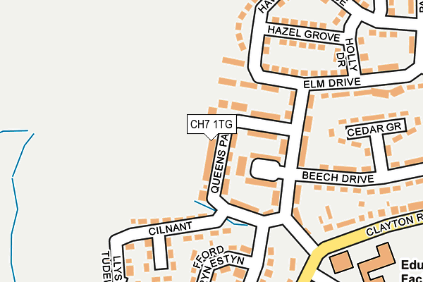 CH7 1TG map - OS OpenMap – Local (Ordnance Survey)