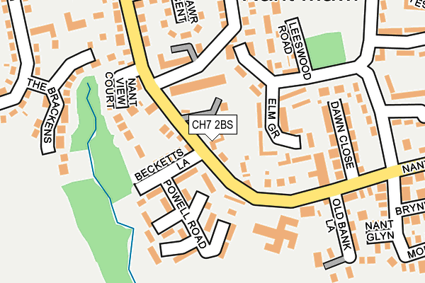 Map of NANT HALL DEVELOPMENTS LIMITED at local scale