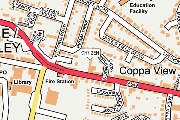 CH7 2EN map - OS OpenMap – Local (Ordnance Survey)