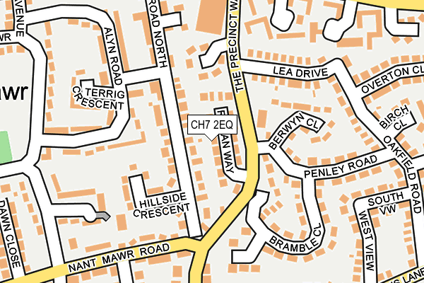 CH7 2EQ map - OS OpenMap – Local (Ordnance Survey)