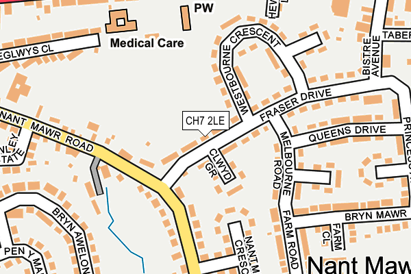 CH7 2LE map - OS OpenMap – Local (Ordnance Survey)