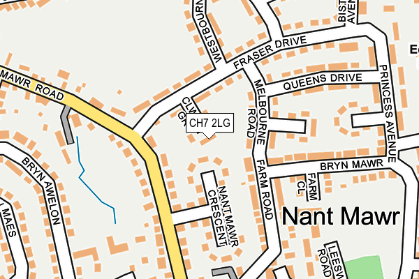 CH7 2LG map - OS OpenMap – Local (Ordnance Survey)