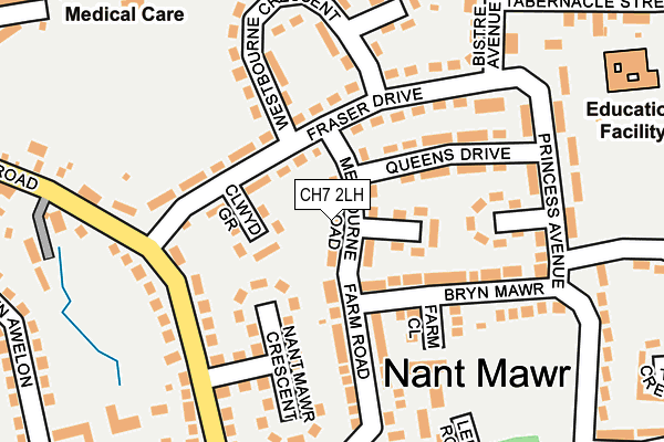 CH7 2LH map - OS OpenMap – Local (Ordnance Survey)