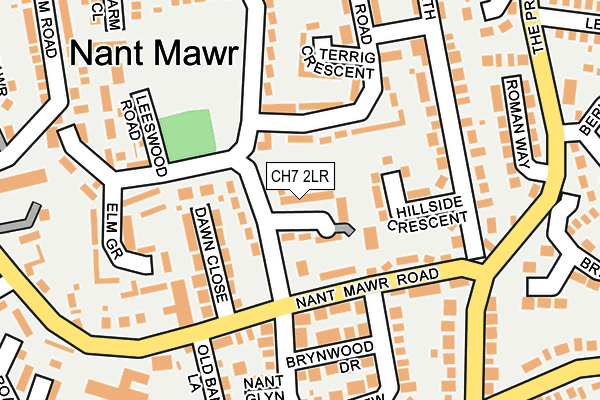 CH7 2LR map - OS OpenMap – Local (Ordnance Survey)