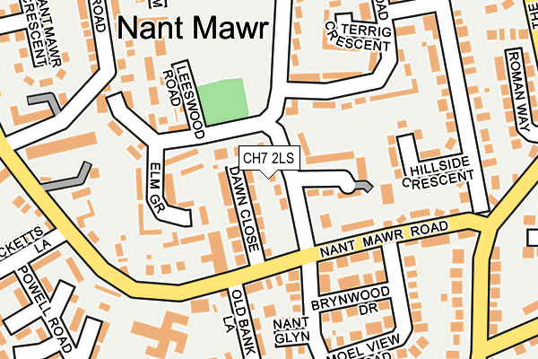 CH7 2LS map - OS OpenMap – Local (Ordnance Survey)