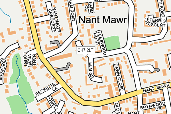 CH7 2LT map - OS OpenMap – Local (Ordnance Survey)