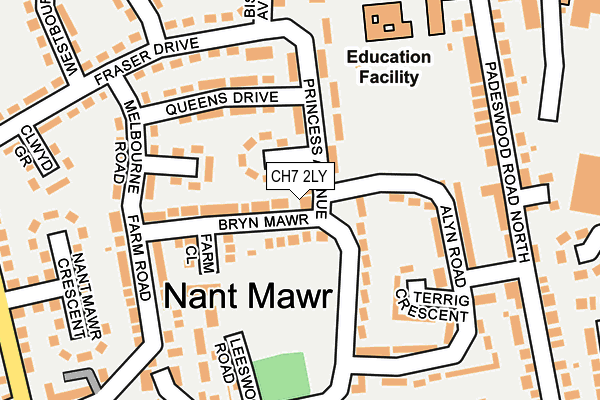 CH7 2LY map - OS OpenMap – Local (Ordnance Survey)