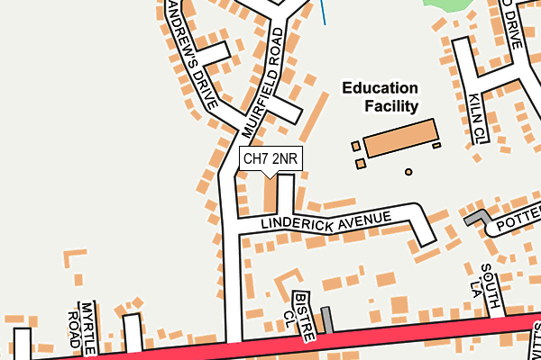 CH7 2NR map - OS OpenMap – Local (Ordnance Survey)