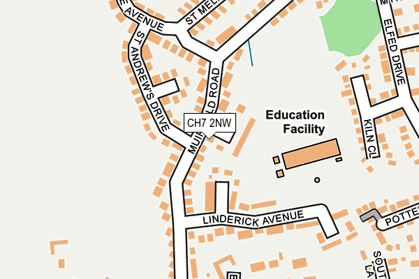 CH7 2NW map - OS OpenMap – Local (Ordnance Survey)