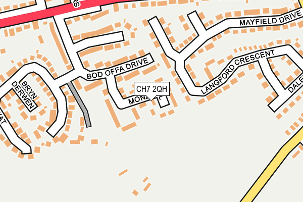 CH7 2QH map - OS OpenMap – Local (Ordnance Survey)