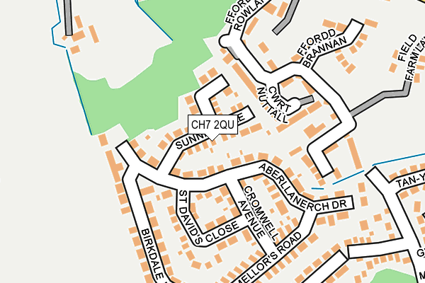 CH7 2QU map - OS OpenMap – Local (Ordnance Survey)