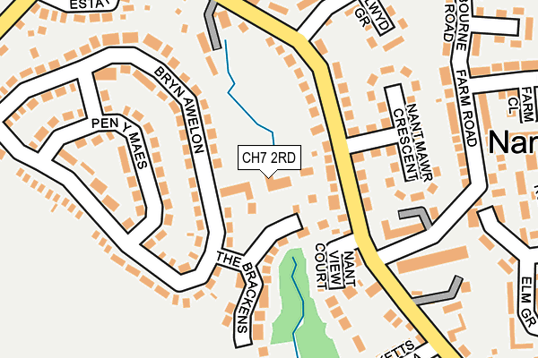 CH7 2RD map - OS OpenMap – Local (Ordnance Survey)