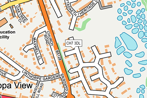 CH7 3DL map - OS OpenMap – Local (Ordnance Survey)