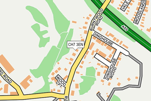 CH7 3EN map - OS OpenMap – Local (Ordnance Survey)