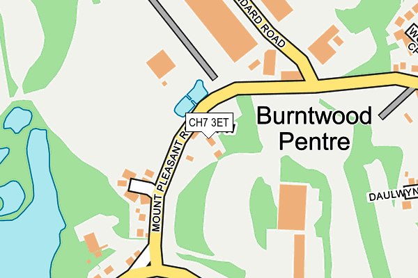 CH7 3ET map - OS OpenMap – Local (Ordnance Survey)