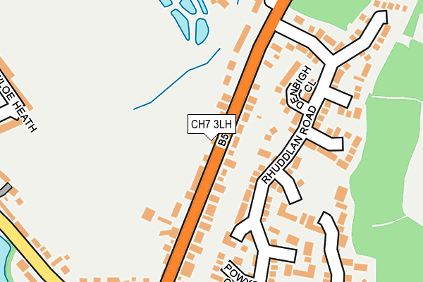 CH7 3LH map - OS OpenMap – Local (Ordnance Survey)