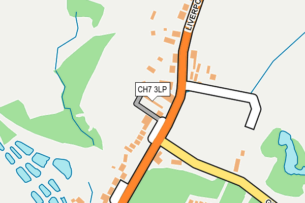 CH7 3LP map - OS OpenMap – Local (Ordnance Survey)