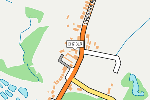 CH7 3LR map - OS OpenMap – Local (Ordnance Survey)