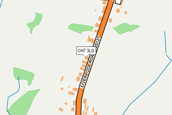 CH7 3LS map - OS OpenMap – Local (Ordnance Survey)