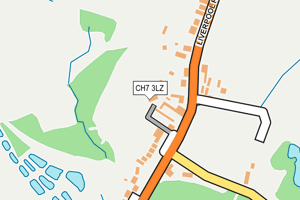 CH7 3LZ map - OS OpenMap – Local (Ordnance Survey)