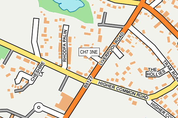 CH7 3NE map - OS OpenMap – Local (Ordnance Survey)