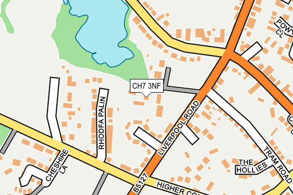 CH7 3NF map - OS OpenMap – Local (Ordnance Survey)