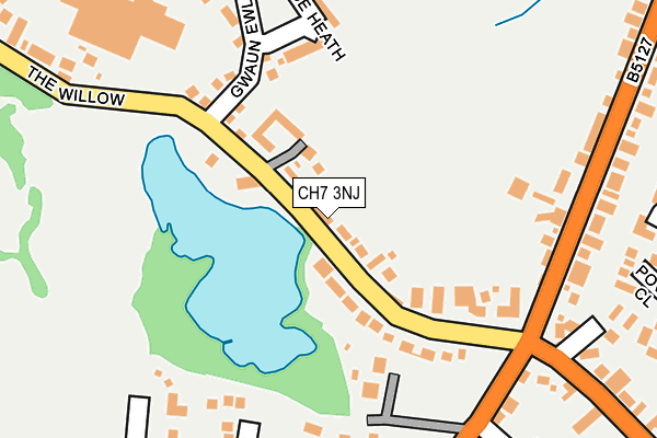 CH7 3NJ map - OS OpenMap – Local (Ordnance Survey)