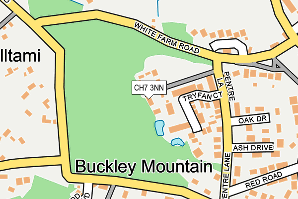 CH7 3NN map - OS OpenMap – Local (Ordnance Survey)