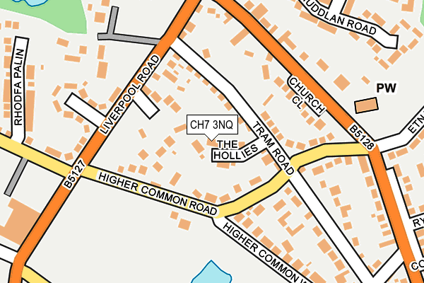 CH7 3NQ map - OS OpenMap – Local (Ordnance Survey)