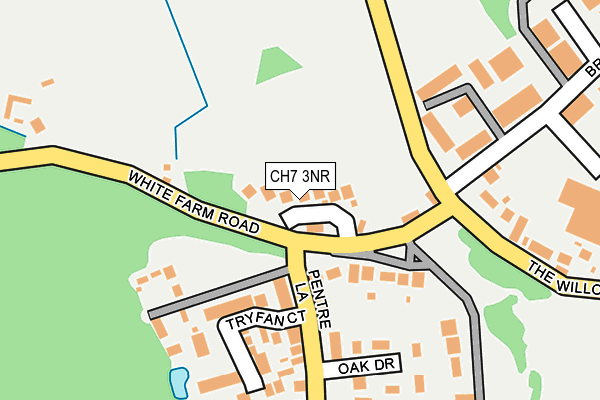 CH7 3NR map - OS OpenMap – Local (Ordnance Survey)